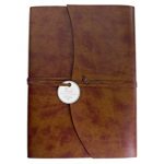 LEATHERKIND-Romano-Recycled-Leather-Journal-Chestnut-A4-Plain-Pages-Handmade-in-Italy-0-0
