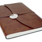LEATHERKIND-Romano-Recycled-Leather-Journal-Chestnut-A4-Plain-Pages-Handmade-in-Italy-0