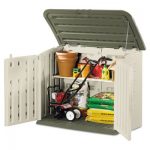Large-Horizontal-Outdoor-Storage-Shed-57-x-32-x-47-Olive-GreenSandstone-Sold-as-1-Each-0