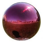 Lilys-Home-Gazing-Globe-Mirror-Ball-in-Red-Stainless-Steel-0