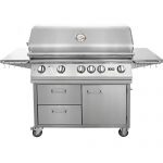 Lion-40-Inch-Stainless-Steel-Propane-Gas-Grill-On-Cart-0