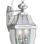 Livex-Lighting-2251-91-Monterey-2-Light-Outdoor-Brushed-Nickel-Finish-Solid-Brass-Wall-Lantern-with-Clear-Beveled-Glass-by-Livex-Lighting-0
