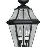 Livex-Lighting-2264-04-Outdoor-Post-with-Clear-Beveled-Glass-Shades-Black-0
