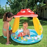 Longwei-Childrens-pool-mushroom-baby-Shade-Paddling-pool-ocean-Ball-Pool-Sand-pool-Inflatable-0-1