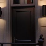 Luxury-Contemporary-Outdoor-Wall-Light-Medium-Size-18H-x-6W-with-Art-Deco-Style-Elements-Midnight-Black-Finish-UHP1066-from-The-Hollywood-Collection-by-Urban-Ambiance-0-0