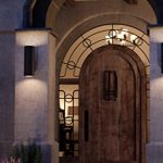 Luxury-Contemporary-Outdoor-Wall-Light-Medium-Size-18H-x-6W-with-Art-Deco-Style-Elements-Olde-Bronze-Finish-UHP1064-from-The-Hollywood-Collection-by-Urban-Ambiance-0