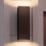 Luxury-Contemporary-Outdoor-Wall-Light-Medium-Size-18H-x-6W-with-Cosmopolitan-Style-Elements-Olde-Bronze-Finish-UHP1110-from-The-Madrid-Collection-by-Urban-Ambiance-0