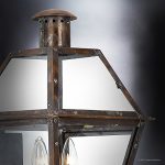 Luxury-Historic-Outdoor-Wall-Light-Large-Size-235H-x-105W-with-Tudor-Style-Elements-Antique-Gas-Lantern-Design-Rustic-Copper-Finish-and-Clear-Glass-UQL1210-by-Urban-Ambiance-0-2