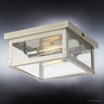 Luxury-Modern-Farmhouse-Outdoor-Ceiling-Small-Size-55H-x-12375W-with-Nautical-Style-Elements-Stainless-Steel-Finish-and-Clear-Flat-Shade-UHP1133-from-The-Darwin-Collection-by-Urban-Ambiance-0-1