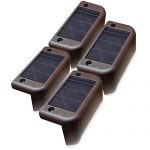 MAXSA-Solar-Step-Deck-Railing-Lights-4-Pack-Dusk-to-Dawn-Outdoor-Accent-Lighting-Brown-47332-0