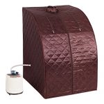 MD-Group-Portable-Steam-Sauna-Tent-Household-2L-Coffee-Color-Full-Body-Detox-Massage-Weight-Loss-with-Chair-0