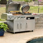 MM-Gas-Kamado-Combo-Grill-4-Burners-Side-Searing-Burner-and-Motorized-Rostisserie-Stainless-Steel-Includes-Grill-Cover-0-0