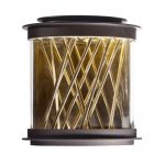 Maxim-53495CLGBZFG-Bedazzle-LED-Outdoor-Wall-Lantern-Galaxy-Bronze-French-Gold-Finish-Clear-Glass-PCB-LED-Bulb-60W-Max-Dry-Safety-Rating-Standard-Dimmable-Shade-Material-5376-Rated-Lumens-0