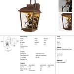 Maxim-53504CLAE-Arbor-LED-1-Light-Outdoor-Wall-Lantern-Adobe-Finish-Clear-Glass-PCB-LED-Bulb-26W-Max-Wet-Safety-Rating-2700K-Color-Temp-Shade-Material-1760-Rated-Lumens-0-0