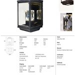 Maxim-53526CLGBK-Mandeville-LED-2-Light-Outdoor-Wall-Lantern-Galaxy-Black-Finish-Clear-Glass-PCB-LED-Bulb-60W-Max-Dry-Safety-Rating-Standard-Dimmable-Shade-Material-2016-Rated-Lumens-0-0