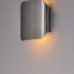 Maxim-86154AL-Lightray-LED-Outdoor-Wall-Sconce-Brushed-Aluminum-Finish-Glass-PCB-LED-Bulb-60W-Max-Dry-Safety-Rating-Standard-Dimmable-Shade-Material-Rated-Lumens-0-0