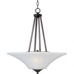 Maxim-Lighting-20093FTOI-Two-Light-Frosted-Glass-Up-Pendant-Oil-Rubbed-Bronze-0