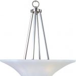 Maxim-Lighting-20093FTSN-Two-Light-Frosted-Glass-Up-Pendant-Satin-Nickel-by-Maxim-Lighting-0