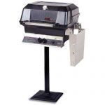 Mhp-Gas-Grills-Jnr4dd-Natural-Gas-Grill-W-Stainless-Grids-On-Bolt-Down-Post-0