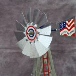 Mini-17-Inch-Made-in-USA-Windmill-galvanized-Steel-Red-White-Blue-Trim-Stars-and-Stripes-0