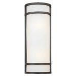 Minka-Great-Outdoors-9803-143-PL-Bay-View-Two-Light-Outdoor-Pocket-Lantern-Oil-Rubbed-Bronze-Finish-with-Etched-Opal-Glass-0