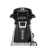 Napoleon-TravelQ-Pro-Portable-Gas-Grill-with-Cart-and-Side-Shelf-Kit-PRO285-BK-PRO285-STAND-0-1