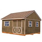 New-Castle-16-ft-x-12-ft-Wood-Storage-Shed-Kit-with-Floor-Including-4-x-4-Runners-0