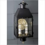 Norwell-Lighting-1093-BR-CL-American-Hertitage-Two-Light-Outdoor-Wall-Mount-Glass-Options-Clear-Glass-Choose-Finish-BR-Bronze-0