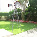 Ornamental-Windmill-Windspinner-8FT-Tall-Wind-Wheel-Outdoor-Patio-Garden-Yard-Backyard-Deck-Furniture-Dcor-Heavy-Duty-Steel-Weather-Vane-Durable-Wind-Spinner-Wheel-Turns-Quietly-Effortlessly-0-2