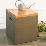Outdoor-Concrete-Storage-Container-Cube-with-Wood-Lid-and-Built-In-Handles-Use-on-Deck-Patio-and-Garden-16-L-x-16-W-x-18-H-0