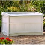 Outdoor-Garden-Storage-Bench-Made-of-Resin-Deck-Box-with-Seat-Extra-Space-Holds-Up-to-50-Gallons-Taupe-Color-Perfect-for-BackyardPool-Area-Patio-Furniture-BONUS-E-book-0