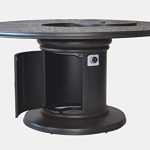 Outdoor-Grill-Table-Propane-Fire-Pit-60-Round-Dining-Cast-Aluminmum-Patio-Furniture-0-0