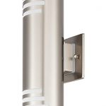 Outdoor-Modern-Wall-Sconce-by-COOL-CARE-Exterior-Lighting-and-Contemporary-Housing-Dcor-Waterproof-Stainless-Steel-Flush-Mount-Cylinder-Design-Up-Down-Light-Fixture-for-Backyard-Patio-Garage-0