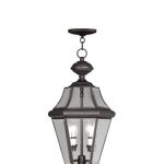 Outdoor-Pendant-2-Light-with-Bronze-Clear-Beveled-Glass-10-inch-120-Watts-World-of-Crystal-0