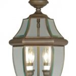 Outdoor-Pendants-2-Light-with-Clear-Beveled-Glass-Imperial-Bronze-Size-11-in-120-Watts-World-of-Crystal-0