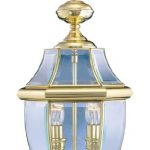 Outdoor-Pendants-2-Light-with-Clear-Beveled-Glass-Polished-Brass-Finish-Size-11-in-120-Watts-World-of-Crystal-0