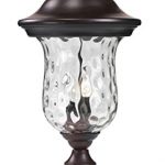 Outdoor-Post-2-Light-With-Bronze-Finish-Aluminum-Candelabra-Base-Bulb-10-inch-120-Watts-0
