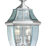 Outdoor-Post-2-Light-With-Clear-Beveled-Solid-Brass-Brushed-Nickel-105-in-120-W-World-of-Crystal-0