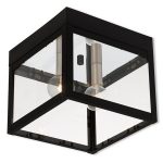 Outdoor-Post-2-Light-with-Black-Finish-Solid-Brass-Candelabra-7-inch-120-Watts-World-of-Crystal-0