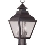 Outdoor-Post-2-Light-with-Bronze-Finish-Candelabra-Base-9-inch-120-Watts-World-of-Crystal-0