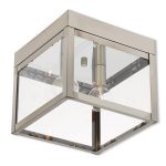 Outdoor-Post-2-Light-with-Brushed-Nickel-Finish-Solid-Brass-Candelabra-7-inch-120-Watts-World-of-Crystal-0
