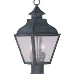 Outdoor-Post-2-Light-with-Charcoal-Finish-Candelabra-Base-9-inch-120-Watts-World-of-Crystal-0