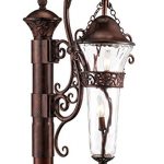Outdoor-Post-Light-2-Light-with-Burnished-Bronze-Finish-Candelabra-Base-Bulb-15-inch-120-Watts-0