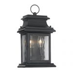 Outdoor-Wall-Lantern-Provincial-Collection-In-Solid-Brass-In-A-Charcoal-Finish-0