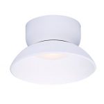 Outdoor-Wall-Sconces-2-Light-with-White-Finish-AluminumAcrylic-Material-PCB-Bulb-8-inch-15-Watts-0