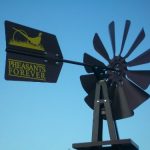 Outdoor-Water-Solutions-BYW0118-Small-Pheasants-Forever-Bronze-Powder-Coated-Backyard-Windmill-0-0