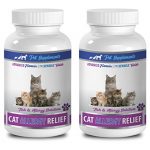 PET-SUPPLEMENTS-cat-skin-and-itch-relief-treats-CAT-ALLERGY-RELIEF-ITCH-AND-ALLERGY-SOLUTION-ADVANCED-CHEWABLE-itch-relief-for-cats-2-Bottle-150-Chews-0
