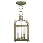 Pendants-Porch-2-Light-with-Antique-Brass-Finish-Size-7-in-120-Watts-World-of-Crystal-0