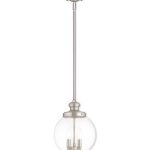 Pendants-Porch-2-Light-with-Hand-Crafted-Clear-Seeded-Brushed-Nickel-Size-10-in-120-Watts-World-of-Crystal-0