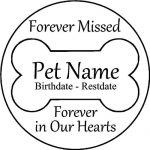 Personalized-Pet-Memorial-Step-Stone-11Diameter-Forever-Missed-Forever-in-Our-Hearts-0-2